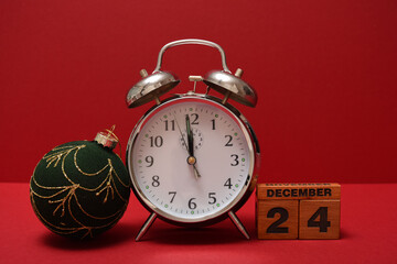 Christmas eve alarm clock 