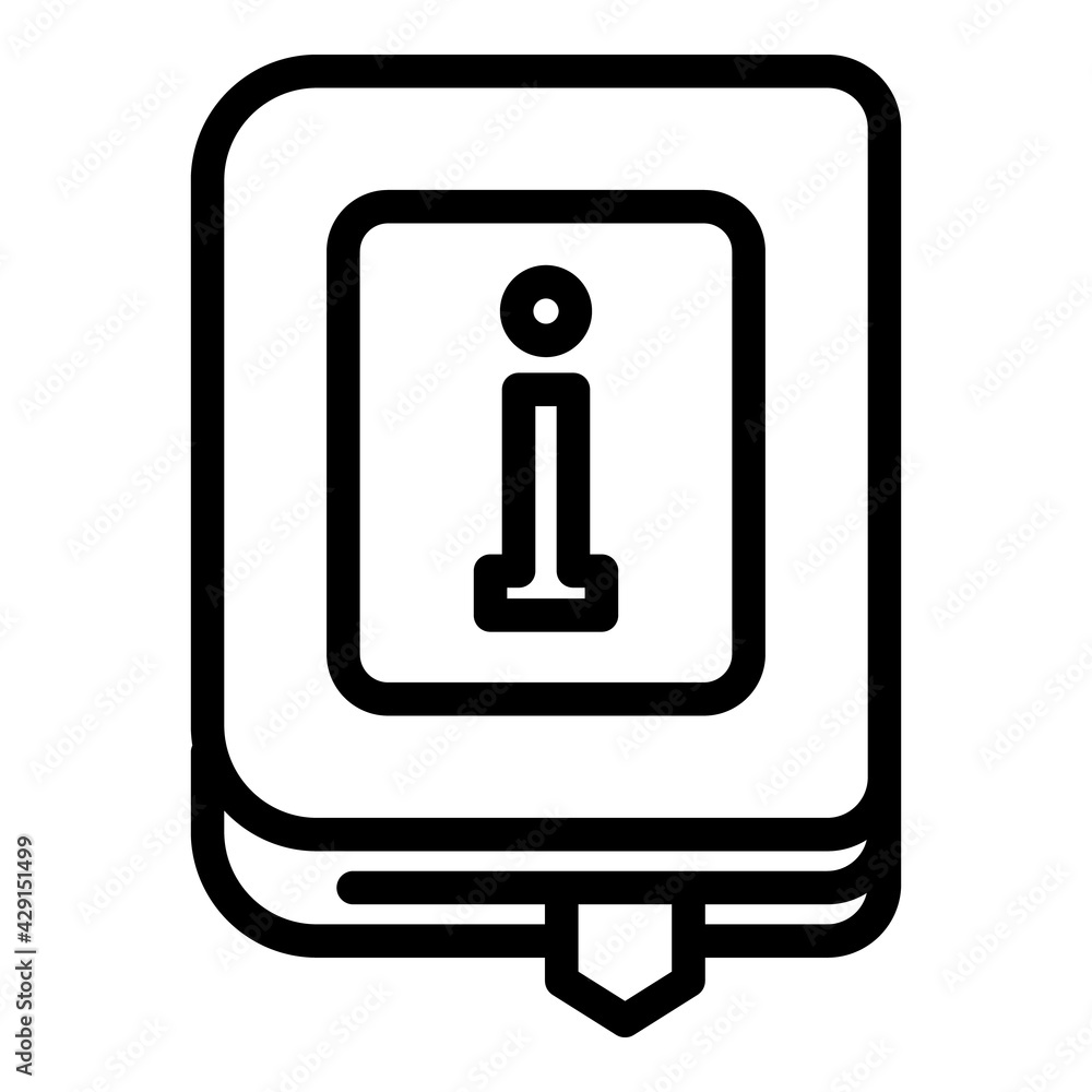 Poster consumer information icon. outline consumer information vector icon for web design isolated on white
