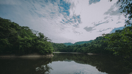 Lake in the middle of the valley
