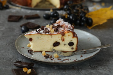Original Viennese cheesecake with raisins