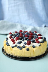 Unbaked mango lassi cheesecake  © Joanna Grabowska