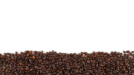 coffee beans on white background