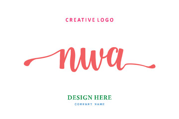 NWA lettering logo is simple, easy to understand and authoritative