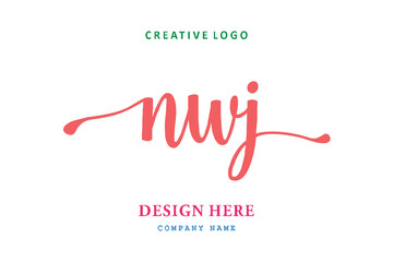 NWJ lettering logo is simple, easy to understand and authoritative