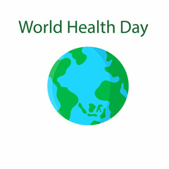 World Health Day Celebration Vector Template Design Illustration