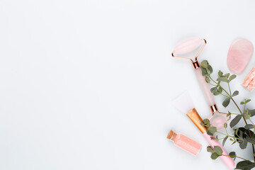 Spa homemade skin care and body cosmetics with natural ingredients.