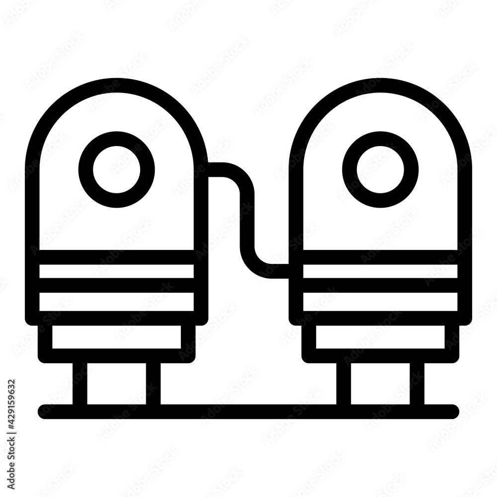 Poster purification tanks icon. outline purification tanks vector icon for web design isolated on white bac