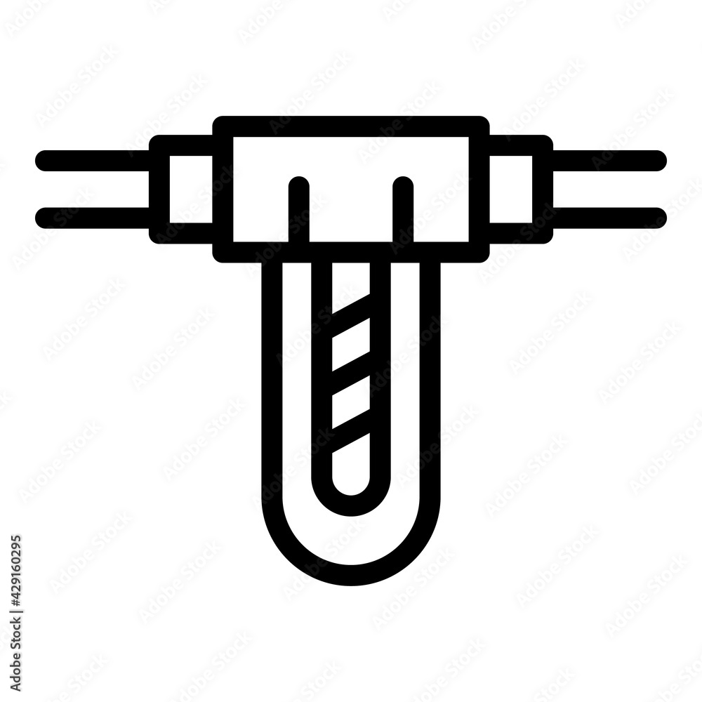 Poster processing filter water icon. outline processing filter water vector icon for web design isolated on