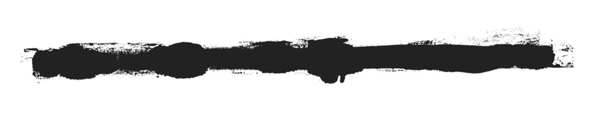 Pinselstreifen mit schwarzer Farbe als Hintergrund