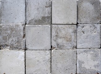 Gray concrete squre brick texture background