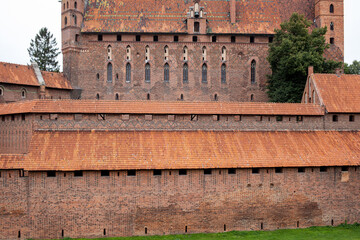 Malbork Castle, formerly Marienburg Castle, the seat of the Grand Master of the Teutonic Knights, Malbork, Poland