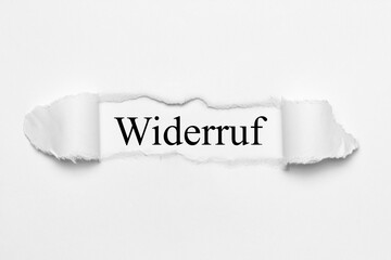 Widerruf