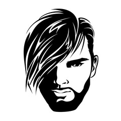 Portrait of a guy isolated on white background