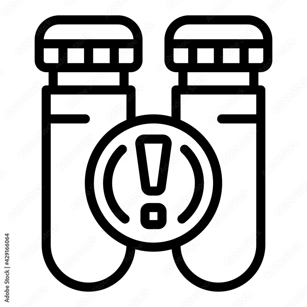 Poster science test tubes icon. outline science test tubes vector icon for web design isolated on white bac