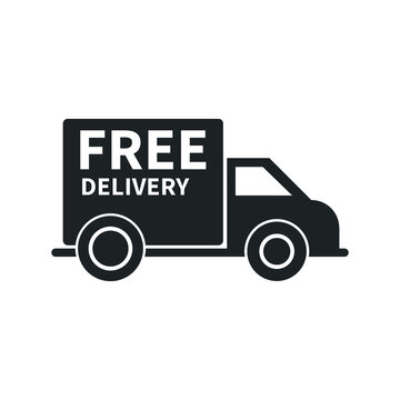 Free delivery and free shipping truck