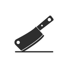 Knife flat icon design template