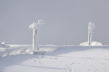 Harzer Brocken im Winter