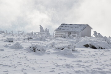 Harzer Brocken im Winter