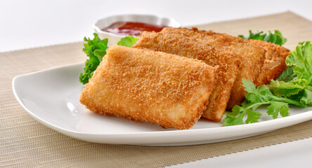 Box Patties, Delicious Sandwiches Coated with Bread Crumb