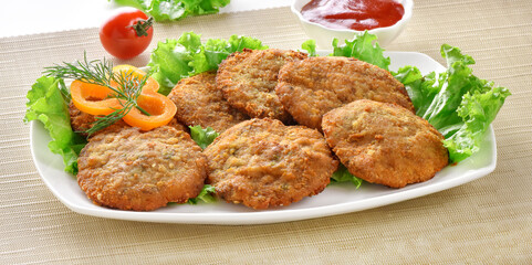 Chicken Cutlet or chicken chapli kabab