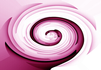 Abstract twirling pink pastel colors as background wallpaper. Abstract pink flower concept. illustration computer generated images design style.