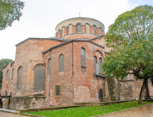 Fototapeta na wymiar Church of St. Irina in Istanbul landmark 
