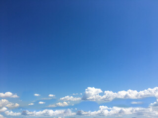 blue sky with clouds