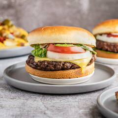 Dripping Cheese Burger