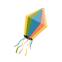 Fototapeta premium Festive flying lantern icon on white background. Vector Illustration. EPS10