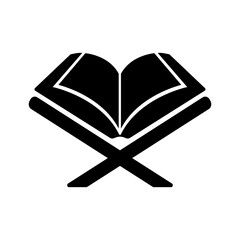 illustrations of the Koran, the holy book of Muslims. Islamic icons can be used for the month of Ramadan, Eid and Eid Al-Adha. for logo, website and poster designs. vector