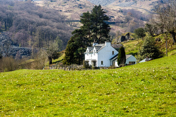 A remote farmhouse in  Cumbria, UK.