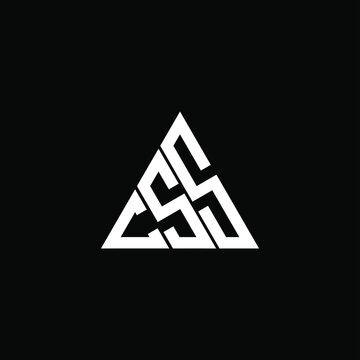 C S S letter logo creative design. CSS icon