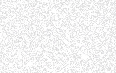 Fototapeta premium Abstract background in light gray concentric lines. Vector illustration