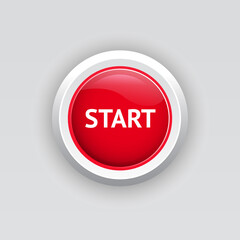 red button, start button, game button