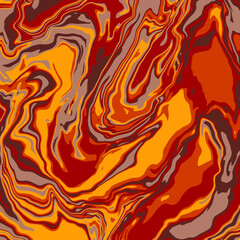 Liquid art texture. Abstract background with swirling paint effect. Painting with liquid acrylic that pours and splashes. Mixed paints for an interior poster. 
yellow, gray and brown iridescent colors