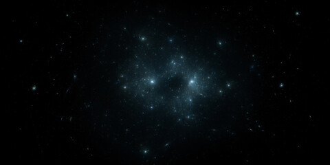Banner Star field background . Starry outer space background texture . Colorful Starry Night Sky Outer Space background. 3D illustration