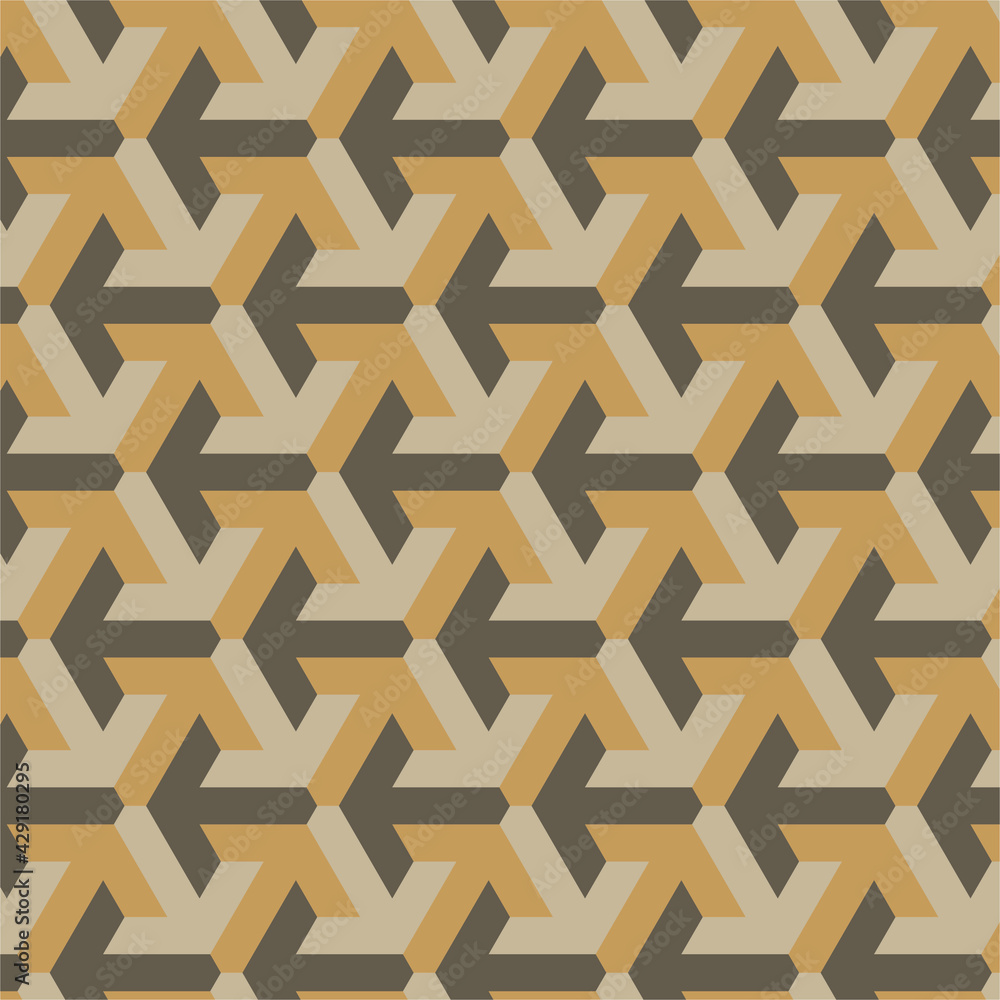Poster Vector seamless lattice pattern. Modern stylish texture with monochrome trellis. Repeating geometric grid. Simple design background.1.eps