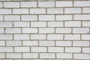 brick wall white street texture background