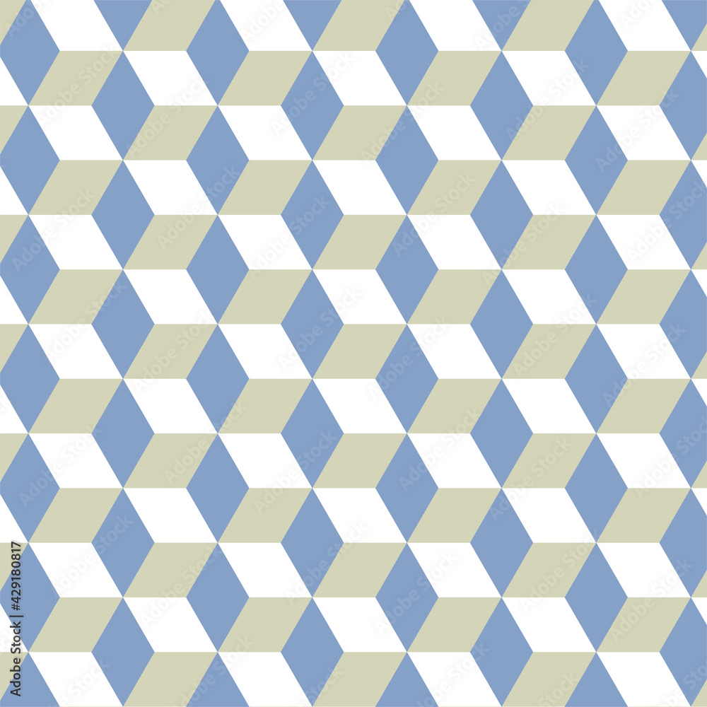 Poster geometric seamless pattern. blue and white striped background. endless wicker texture..eps