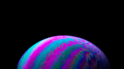 Space nasa. Globe planet earth in galaxy universe with abstract sun on black background....