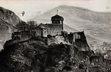 fort lourdes of chateau in the 40s