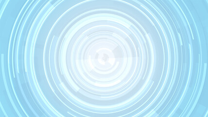Circle white blue bright technology Hi-tech background. Abstract graphic digital future concept design.