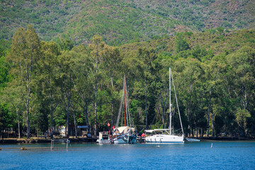 boat tour in the wonderful bays of Bodrum and Marmaris