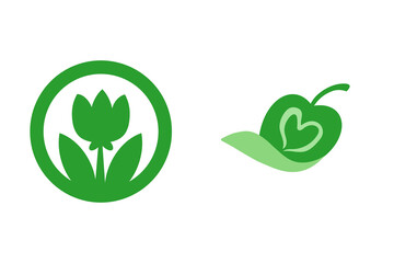 Ecology, nature, eco friendly icons.Organic goods.