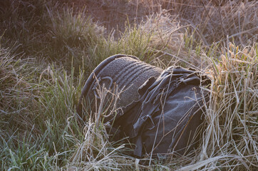 OLD STEEL BARREL - Discarded old object polluting the area 