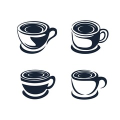 Abstract Coffee Cup Icon