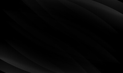 Abstract wave gray black dark gradient geometric background.Curved lines graphic design.