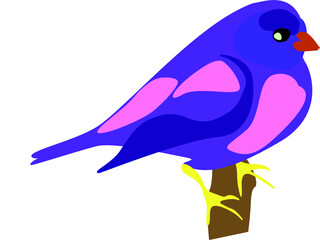 blue bird cartoon