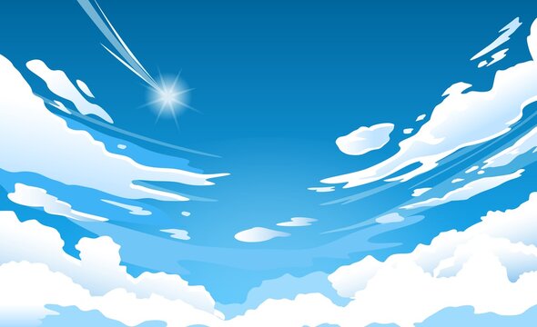 Anime Sky Images Browse 10 006 Stock Photos Vectors And Video Adobe Stock