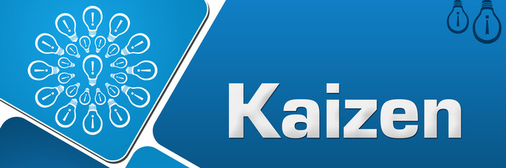 Kaizen Blue Rounded Squares Bulbs Circular 